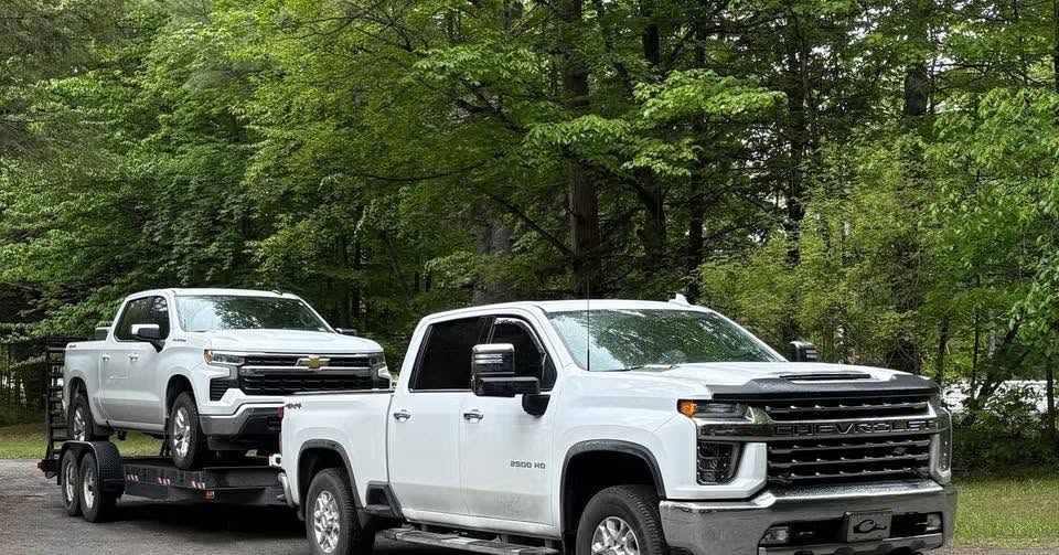 Hauling trucks ready for a heavy hauling job